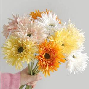 Nhãn Hàng Nổi Tiếng Hoa Phô Mai Hàn Quốc Hoa Cúc Châu Phi Hoa Hướng Dương Tươi Mới Trang Trí Không Gian Phòng Khách Phòng Ăn