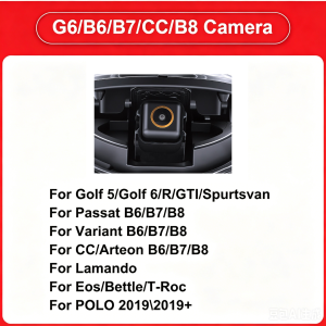 170° AHD 1080P Flip Emblem Logo Rear Camera For VW Golf 6/7/8 Polo CC Beetle Magotan B6 B7 B8 EOS T-roc Passat Car Rear View CAM
