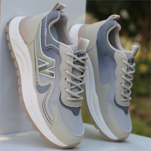 Mens Spring Breathable Mesh Soft Bottom Sports Shoes Casual Running Shoes Adolescent All-Match Middle School Student Running Shoes