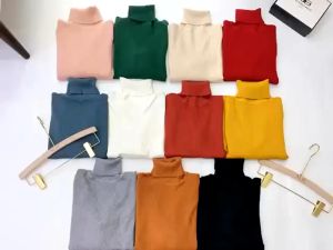 ÁO LEN CỔ CAO15CM chất len lông cừu mềm mại cho mùa đông ấm áp dành cho bạn NỮ