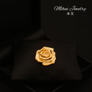 Elegant Rose Flower Brooch Pin High-End Feeling Lapel Pin for Coats And Jackets Festive Accessory Womens Fashion Jewelry