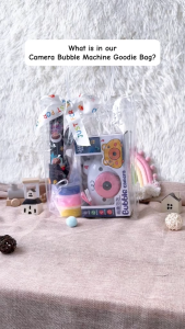 [SG INSTOCK] Pre-packed Children Goodie Bags For PreSchool Birthday Party Celebration Kids Party Favors - Camera Bubble Machine