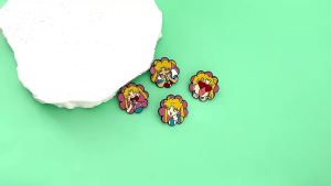 Bandai | Trâm Cài Kim Loại Hoạt Hình Dễ Thương Kiểu Kawaii Phụ Kiện Thời Trang Dành Cho Quần Jean Và Áo Quần Trang Trí Ve Áo Đồ Trang Sức.