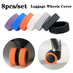 Vali du lịch bánh xe bảo vệ Bìa Xe đẩy trường hợp Silicone Bìa bánh xe Vali im lặng chống mòn chống sốc bao gồm