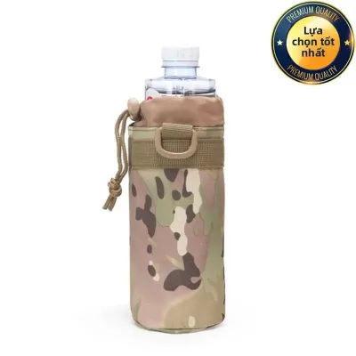 Túi Đựng Ấm Đun Nước Molle Túi Đựng Bình Nước Đa Năng Dùng Cho Săn Bắn Cắm Trại Ngoài Trời Đi Bộ Đường Dài Đạp Xe Túi Đựng Bình Nước Có Dây Rút