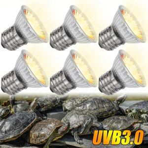 1/5Pcs 25/50/75W UVB Reptile Lamp Bulb Turtle Basking UV Light Bulbs Heating Lights Amphibians Temperature Controller Solar Lamp