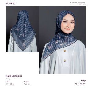 Elzatta Kerudung Motif Kaila Laranjeira