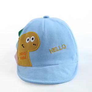 1Pc Baby Cap Summer Mesh Cartoon Dinosaur Baby Baseball Cap Kids Boys Girls Sun Hat Outdoor Toddlder Children Adjustable Cap