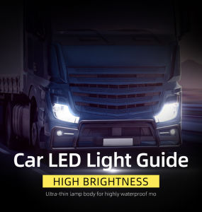 24V Truck Starting Daytime Running Light Truck Turning Signal Light 2 Color Car LED Light Bar