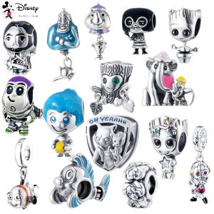 Hot Toys | Disney Movie Character Charm Beads925 Silver Cartoon Figure Dangle CharmsDIY Jewelry Making Accessories For Women Girls Gifts.