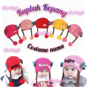 Topi Kupluk Kepang Nama Rambut Palsu wig Free Nama Suka-Suka