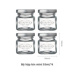 LUNTAYO | Lọ Kính Dung Tích Nhỏ Đóng Kín