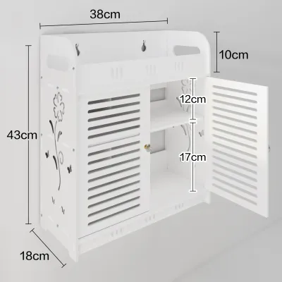 Wall-mounted Cabinet with No Drilling for Bathroom Storage