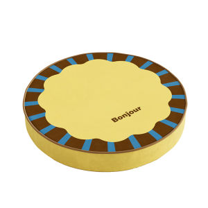 หมอนรองนั่งแบบกลมสไตล์ย้อนยุคโบราณ หมอนรองนั่งสำหรับการนั่งสมาธิ หมอนรองนั่งแบบพับได้สำหรับใช้ในบ้าน หมอนรองนั่งแบบไม่มีตะเข็บ