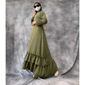 Gamis Dress Aluna Baby crush terlaris terbaru - gamis Dress lebaran 2024
