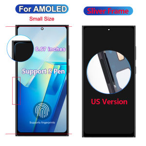 sinmaytai | S23 Ultra AMOLED Screen Replacement For Samsung S23 Ultra S918B S918B/DS Lcd Display Digital Touch Screen with Frame