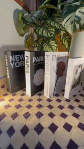 หนังสือปลอมสไตล์มินิมอล หนังสือปลอม ตกแต่งบ้าน เหมาะสำหรับตกแต่งโต๊ะและชั้นวาง