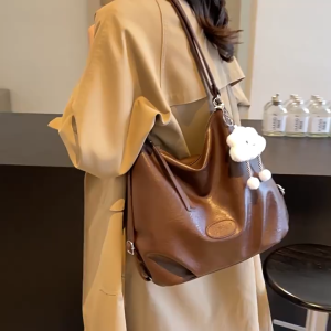 Túi xách nữ da đẹp balo thời trang đeo chéo đeo vai thiết kế khoá dây kéo Thanhthushop68 035