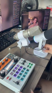 จัดส่งใน24ซม.2/3ชิ้น/ชุด ระบบไมโครโฟนไร้สาย DC 5V สำหรับ6.35MM มีLED ส่งระยะทางไกล50ม. อุปกรณ์เสริม