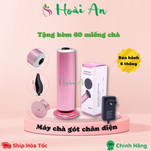 Máy chà gót chân điện | Máy trà gót chân tặng kèm 60 miếng chà