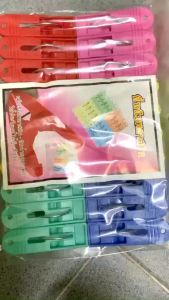 Vỉ 20 Kẹp phơi quần áo nhựa cứng loại to bền đẹp chịu lực tốt giữ chặt quần áo khi phơi