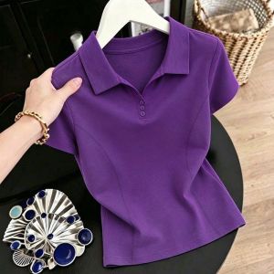 QIAOXIZI | Short Sleeve Polo T-shirt