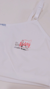 KIDSY READY STOCK Girls Cotton Bra Teenagers Adjustable Shoulder Strap Anti-Slip Comfortable Cotton Bra 8-12Y