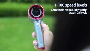 Quạt Turbo Jet 4000 mAh có thể sạc lại cầm tay di động gió mạnh tốc độ cao 100 vòng/phút