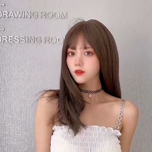Tóc giả nữ cả đầu 513 💖FREESHIP💖 tóc giả nữ layer tóc bộ nữ layer thẳng tóc nguyên đầu nữ Sỉ 120k