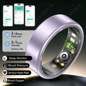 Nhẫn Thông Minh Theo Dõi Sức Khỏe 7 Tùy Chọn Màu Sắc Đo Nhịp Tim Huyết Áp & Oxy Theo Dõi Giấc Ngủ Nhiều Chế Độ Thể Thao SmartRing R12