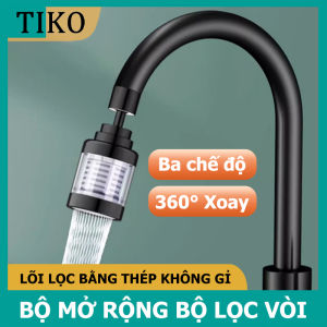 Vòi lọc nước màng lọc thép không gỉ Kích Cỡ phổ thông có thể tháo rời và tái sử dụng 360 ° Xoay vòi Nước Nhà Bếp vòi lọc nước Extender