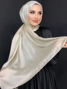 มุสลิมผ้าพันคอผ้าคลุมไหล่ผู้หญิงหรูหรา abaya ผ้าไหมซาติน hijab ramadan hijabs สําหรับผู้หญิง abayas jersey ชุด turban instant undercap หมวก