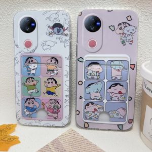 ขายดี เคสโทรศัพท์ VIVO V50 Y04 Y29s Y29 Y39 V25e V25 Pro V23 V23e 4G 5G เทรนด์ใหม่การ์ตูนแฟชั่น Snoopy Crayon Shin-Chan ปลอกยาป้องกันการตกบางเฉียบ2025ฝาหลัง