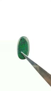 Natural Batu Kalimaya Black Opal Boulder Matrix Andamooka Super Jarong Free Memo KMO1