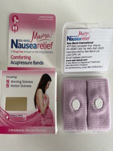 Sea-Band Pregnancy Morning Sickness Travel Anti-Vomiting Wristband Anti-Dizziness for Cars And Boats Hand Ring Bandage