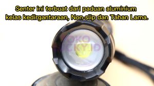 WELITE Senter Terang USB Type C Brighty Super Flashlight XHP50 Tahan Air