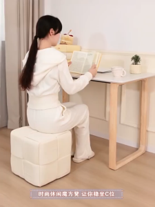 Small Stool Doorway Change Shoe Stool Sofa Footstool Living Room Square Stool Coffee Table Short