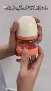 Comboer Botol Susu newborn Kaca 80ML/160ML/240ML Botol Susu Bayi 0 Bulan Keatas wide Neck BPA free