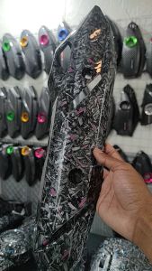 Forged cover knalpot Vario 150 led Esp glossy stylish