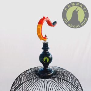 SEMPATI Karet Pelapis Gantungan Kondom Sangkar Kandang Burung Murai Anti Slip Licin Motif Duri KONDUR