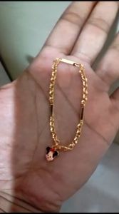 terlaris gelang anak perempuan Gelang Lapis Emas motif nori balok Anti Karat Dan Anti Luntur Untuk Aksesoris Anak bayi sampai 12 tahun