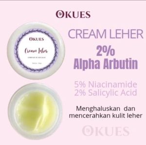 OKUES | CREAM PEMUTIH LEHER BPOM