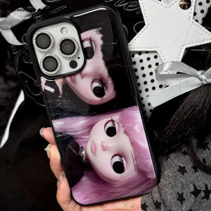 Blythe Doll Punk Dark Girl Artimal Simple in Style Acrylic Shell for iPhone 16ProMax Apple 16Plus/17ProMax Eco-friendly Phone Case