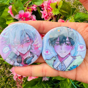 58mm Anime Alien Stage Kawaii Cosplay COSTUME Badge Pin SPTE Tinplate Brooch Prop Xmas Gift