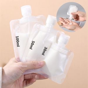 -30/50/100ML Lotion Dispenser Bag Travel Reusable Pouch Shampoo Liquid Leakproof Refillable Cosmetic Packaging Storage Container