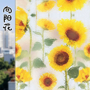 Transparent Decorative Window Film Bathroom Privacy Glass Sticker Light Passing through Frosted Home Decor PVC Material