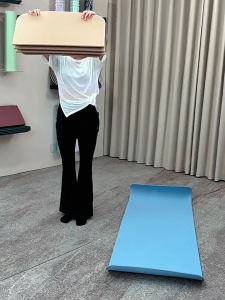 TEEMO Extra Large Foldable Yoga Mat With Thickened Non Slip Surface For Home Fitness Soundproofing And Shock Absorption Tikar Yoga - Fulfilled by TEEMO SHOP