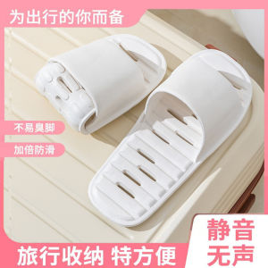 Foldable Portable Travel Slippers Couples Bath Shower Disposable Anti-Slip Bathroom Slippers Outdoor Camping Hiking Beach Shoes