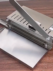 ⚡️Local Delivery⚡️ Manual Meat Slicer & Bone Cutter Machine - Heavy-Duty Stainless Steel for Lamb Beef Mutton Rolls Home & Commercial