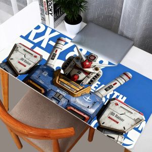 Bandai | Mouse Pad Gundam Notbook Gamer Large Keyboard NonSlip Rubber Mouse Pads Computer Carpet Desk Mat PC Gamer 90x40 MousePad
